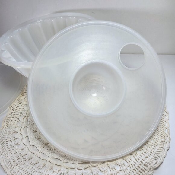 Tupperware Jelly Mold Par T Large Jello or Ice Mold 5 Piece Set Vintage - Picture 6 of 7